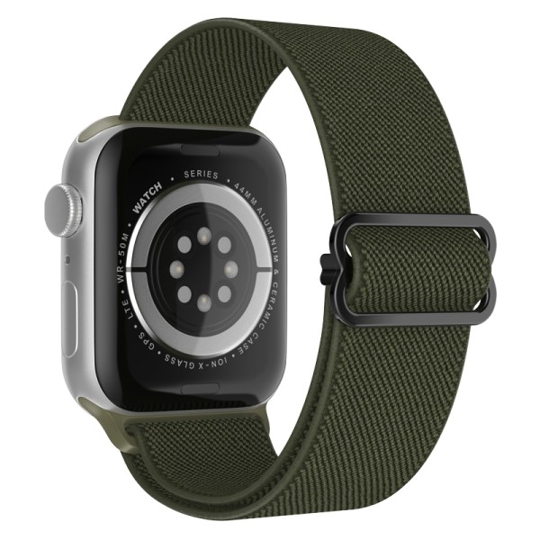 Apple Watch kompatibelt Nylon-armband GRÖN  42/44/45 mm Grön one size
