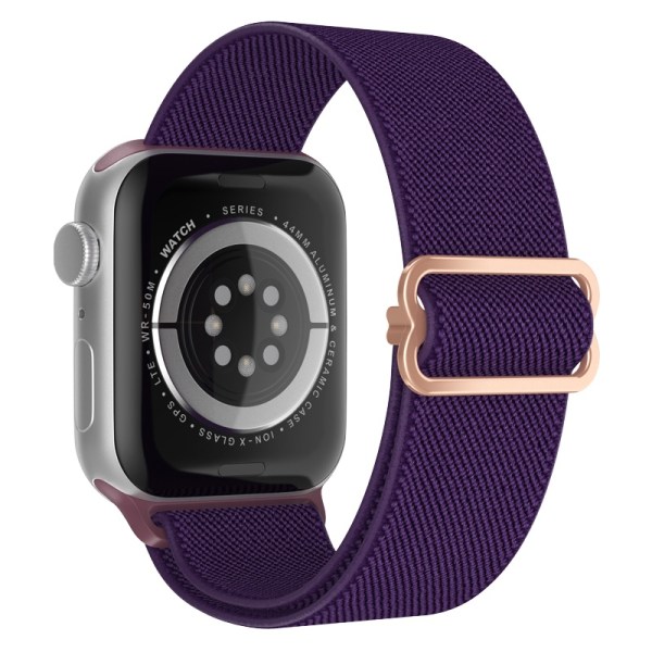 Apple Watch -yhteensopiva nailonrannekoru DARK PURPLE 42/44/45 mm Dark purple one size