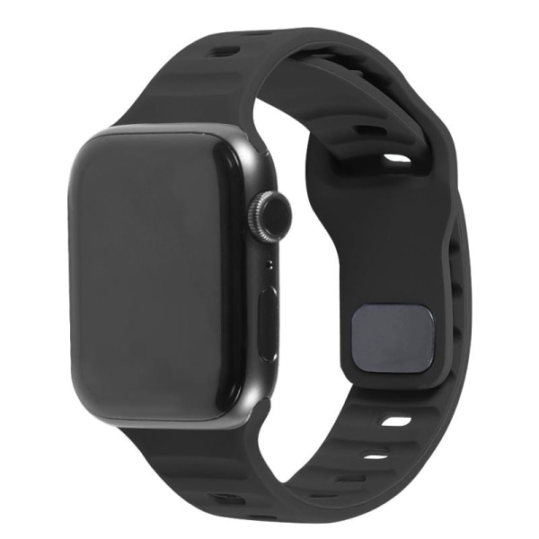 Apple Watch kompatibelt Armband SPORT Silikon SVART 38/40/41mm Black