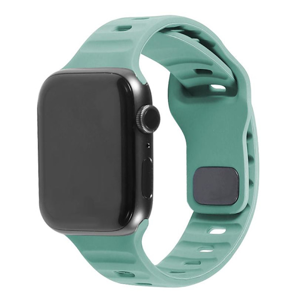 Apple Watch kompatibelt Armband SPORT SilikonOLIVGRÖN 38/40/41mm Grön