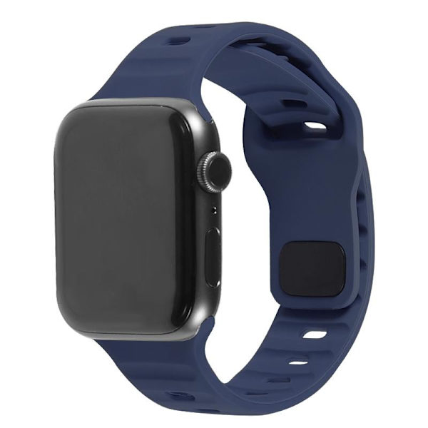 Apple Watch kompatibelt Armband SPORT Silikon BLÅ 38/40/41mm Blue