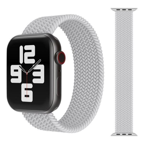 Apple Watch-kompatibelt ARMBÅND Elastik Lysegrå 38/40/41 mm Grey S