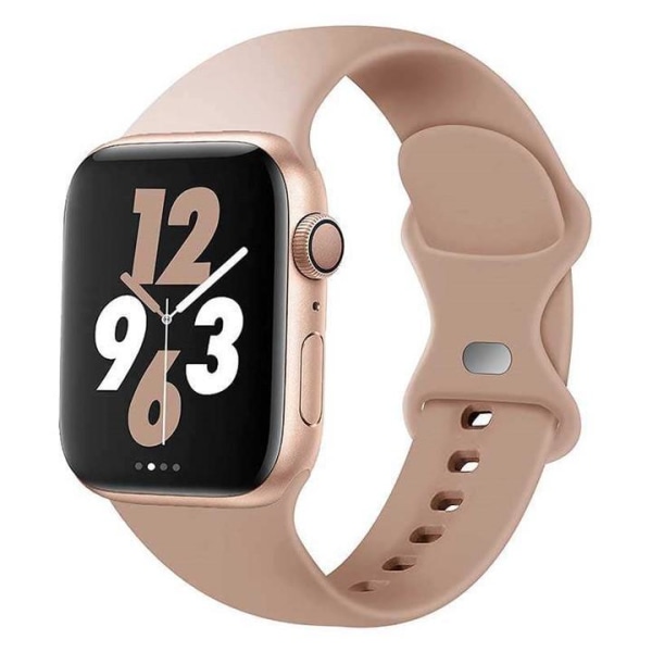 Apple Watch -yhteensopiva rannekoru, silikoni BEIGE 38/40/41 mm Beige S