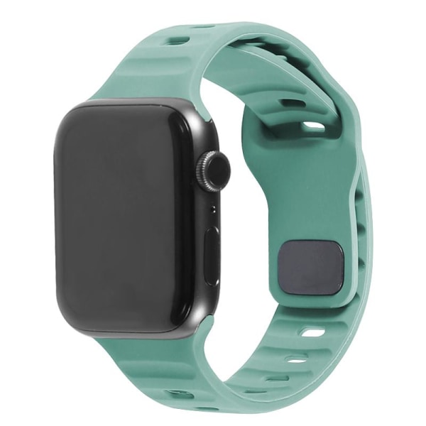 Apple Watch kompatibelt Armband SPORT SilikonOLIVGRÖN 42/44/45mm Grön