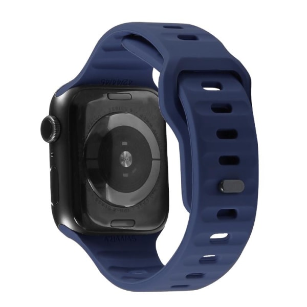 Apple Watch kompatibelt Armband SPORT Silikon BLÅ  42/44/45mm Blue