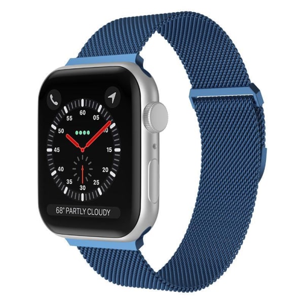 Apple Watch kompatibelt Armband Milanese Loop BLÅ 38/40/41 mm me Blå