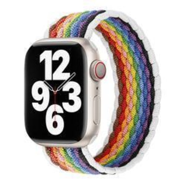 Apple Watchin kanssa yhteensopiva rannerengas, WHITE PRIDE 38/40/41mm MultiColor M