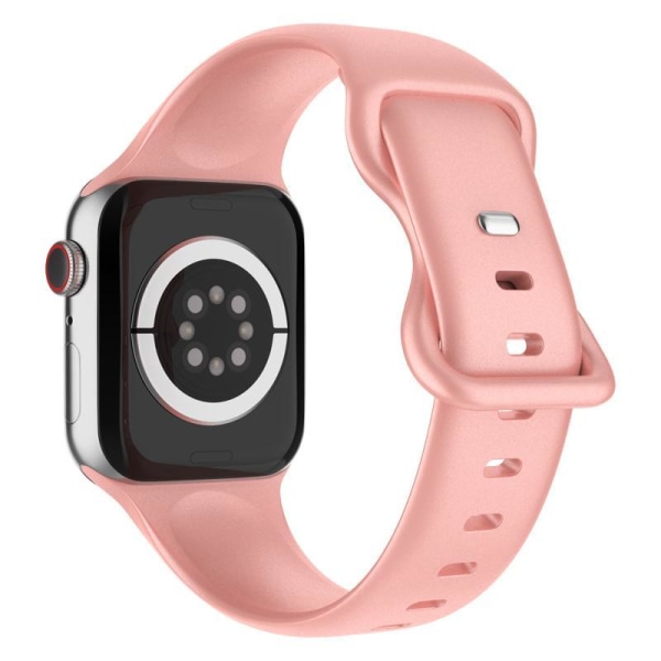 Apple Watchin kanssa yhteensopiva ranneke silikoni ROSAmetallic 38/40/41mm Pink L