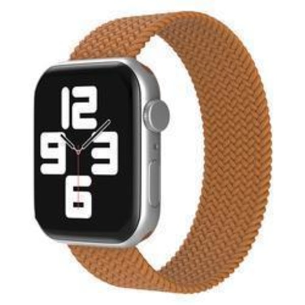 Apple Watch kompatibelt ARMBAND Elastiskt BRUN 42/44/45 mm Brown L