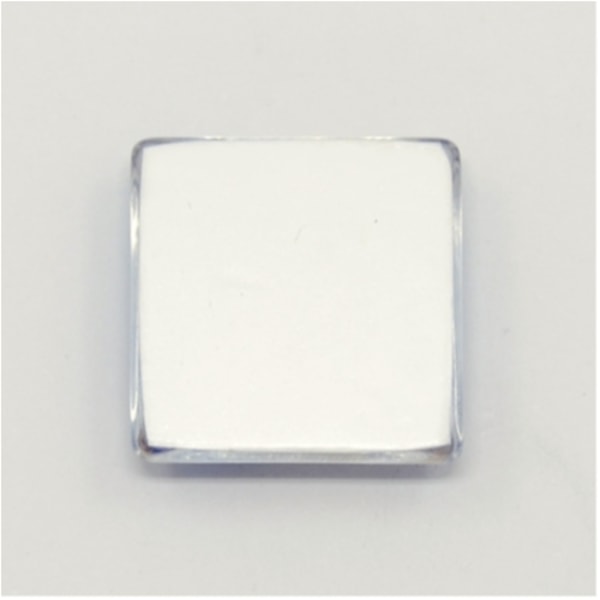 Glaslins fyrkant Frost - 10 mm - 10-pack