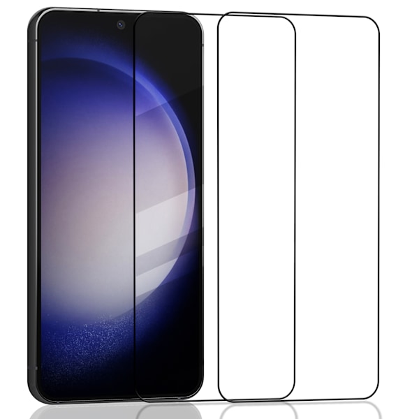 2-Pack Samsung S23 Fe Skärmskydd - Härdat Glas 9H - Super kvalitet 3D