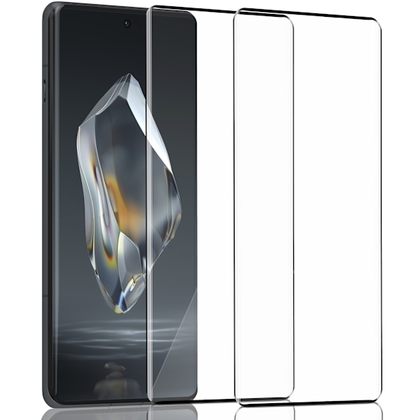 2-Pack Oneplus 12R Näytönsuoja - Karkaistu Lasi 9H - Super laatu 3D