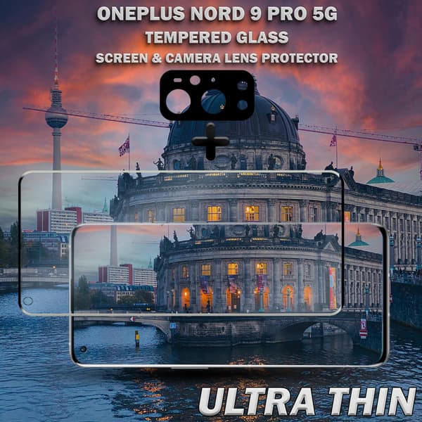 OnePlus 9 Pro 5G & 1-Pack linsskydd - Härdat Glas 9H - Super kvalitet 3D