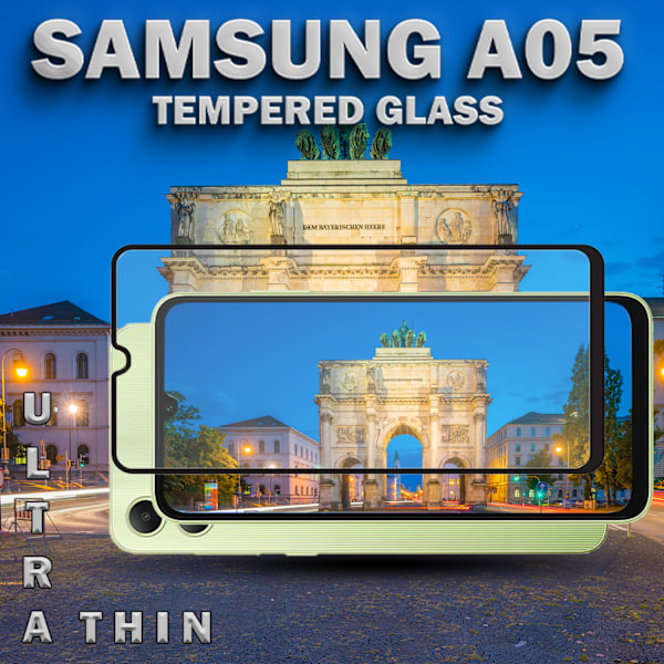 1-Pack SAMSUNG GALAXY A05 Skærmbeskyttelse - Hærdet Glas 9H - Super kvalitet 3D