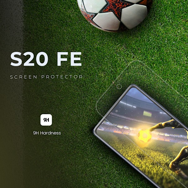 1-Pack SAMSUNG GALAXY S20 FE Näytönsuoja - Karkaistu Lasi 9H - Super laatu 3D