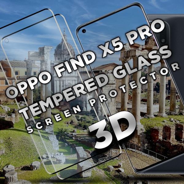 2 Pack OPPO FIND X5 PRO - Härdat glas 9H - Super kvalitet 3D