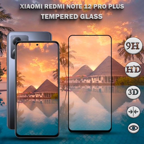 Xiaomi Redmi Note 12 Pro Plus - Härdat Glas 9H - Super kvalitet 3D Skärmskydd