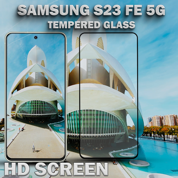 1-Pack SAMSUNG S23 FE Näytönsuoja - Karkaistu Lasi 9H - Super laatu 3D