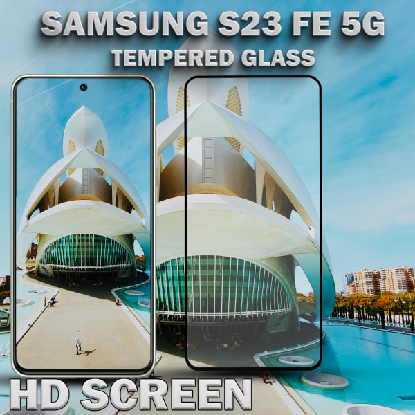 Samsung S23 FE 5G - 9H Härdat Glass - Super Kvalitet 3D