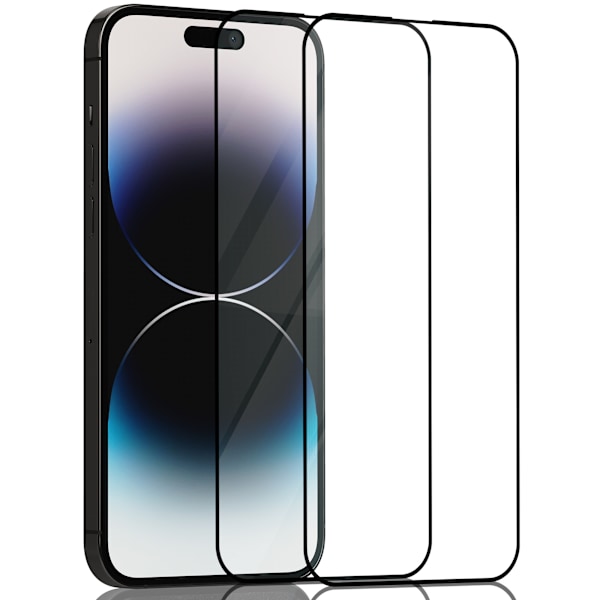 2-Pack Iphone 14 Pro Max Näytönsuoja - Karkaistu Lasi 9H - Super laatu 3D