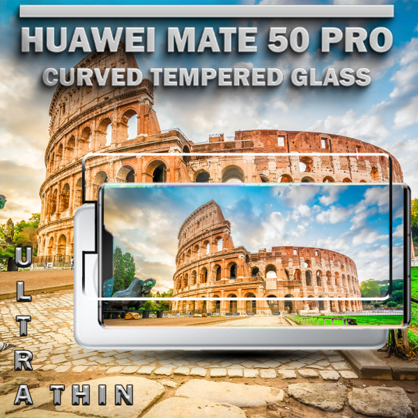 Huawei Mate 50 Pro - Härdat Glas 9H – Super kvalitet 3D  Skärmskydd