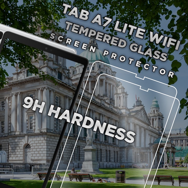 2-Pack Samsung Galaxy Tab A7 Lite WiFi - Härdat Glas 9H - Super Kvalitet Skärmskydd