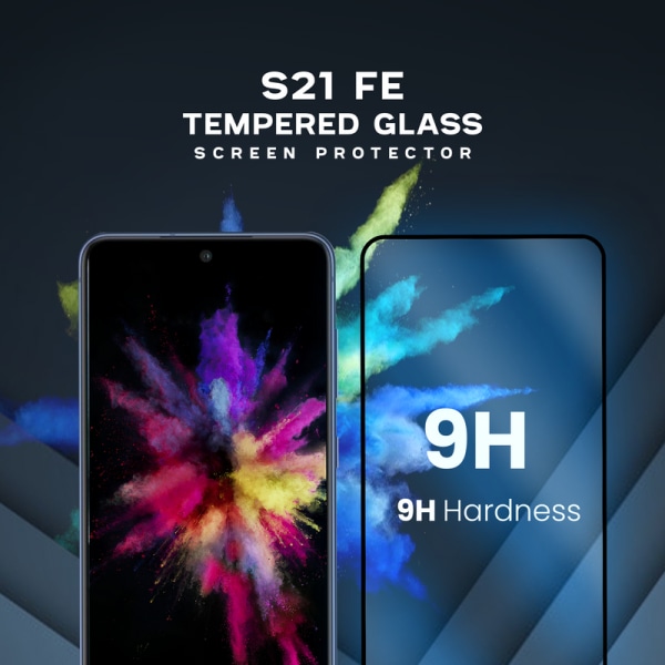 Skärmskydd Samsung S21 FE - 9H Härdat Glass - Top Kvalitet