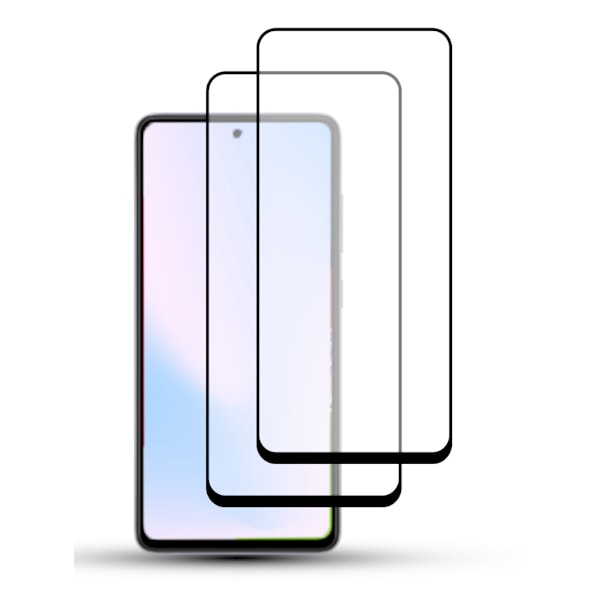 2-Pack SAMSUNG A52 Skærmbeskyttelse - Hærdet Glas 9H - Super kvalitet 3D