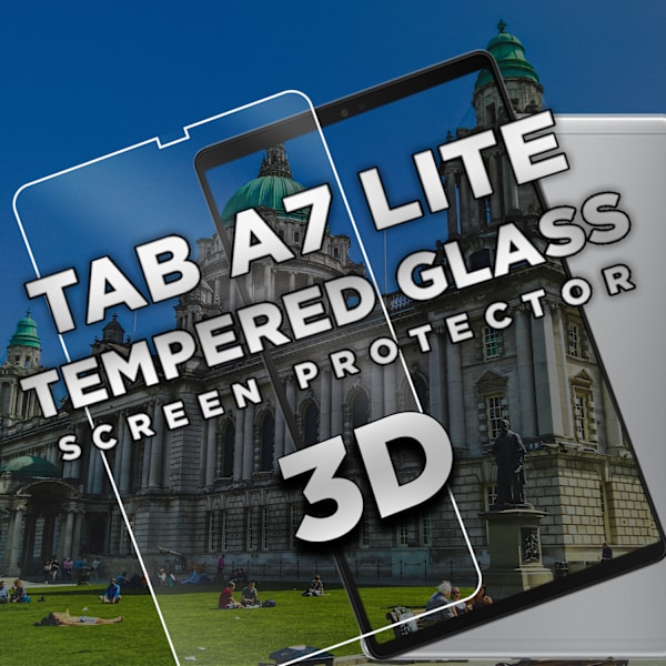 1-Pack SAMSUNG GALAXY TAB A7 Näytönsuoja - Karkaistu Lasi 9H - Super laatu 3D