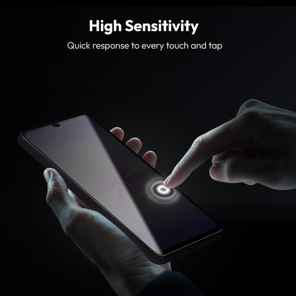 2-Pack Samsung A08Privacy Skärmskydd & 2-Pack linsskydd - Härdat Glas 9H - Super kvalitet 3D