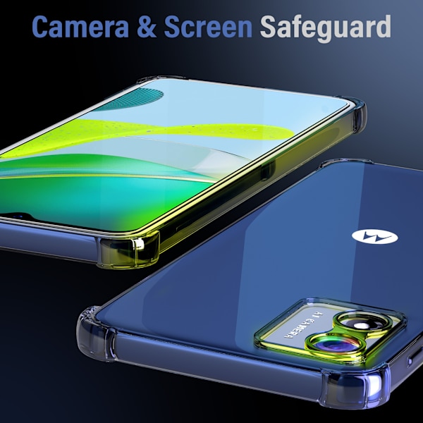 Motorola Moto E13 Transparent Skal - Skydd med Extra Kant