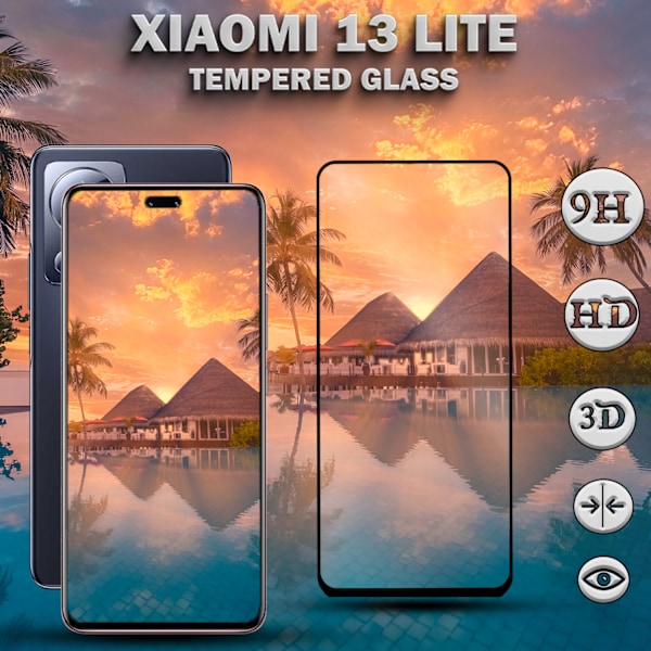 1-Pack XIAOMI 13 LITE Skærmbeskyttelse - Hærdet Glas 9H - Super kvalitet 3D