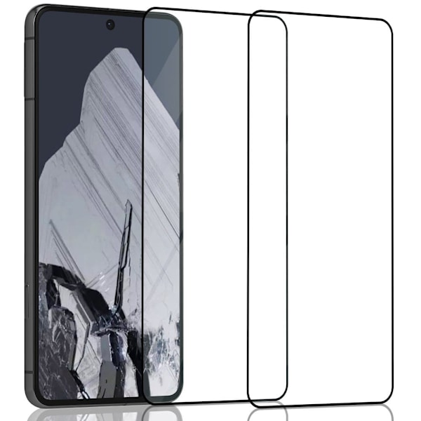 2-Pack GOOGLE PIXEL 8 PRO Skærmbeskyttelse - Hærdet Glas 9H - Super kvalitet 3D