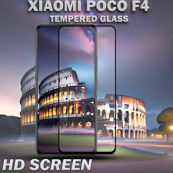 1-Pack XIAOMI POCO F4 Skærmbeskyttelse - Hærdet Glas 9H - Super kvalitet 3D
