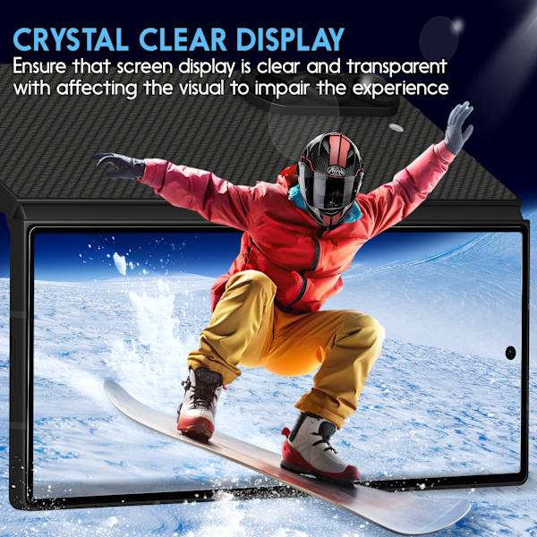 1-Pack SAMSUNG Z FOLD 6 Skærmbeskyttelse - Hærdet Glas 9H - Super kvalitet 3D
