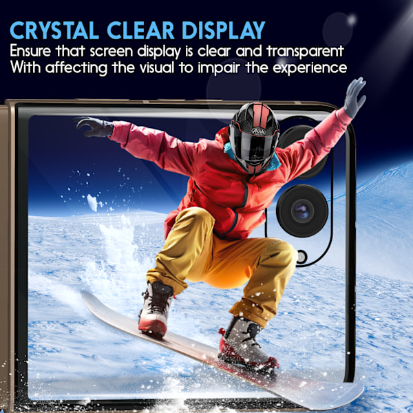 1-Pack Motorola Razr 60 Ultra (2025) Skärmskydd - Härdat Glas 9H - Super kvalitet 3D