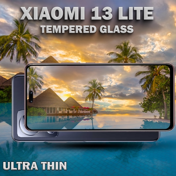 Xiaomi 13 Lite - Härdat Glas 9H - Super kvalitet 3D Skärmskydd