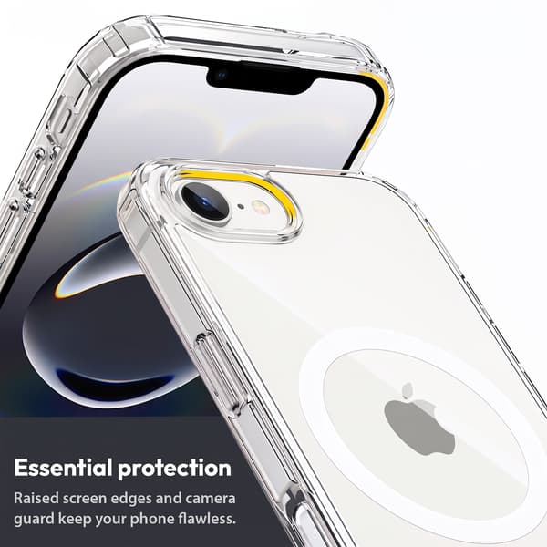 MagCase til iPhone 16e – Krystalklart MagSafe-cover