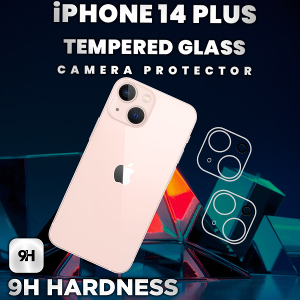2-Pack Iphone 14 Plus Linsskydd - 9H Härdat Glas - Super 3D