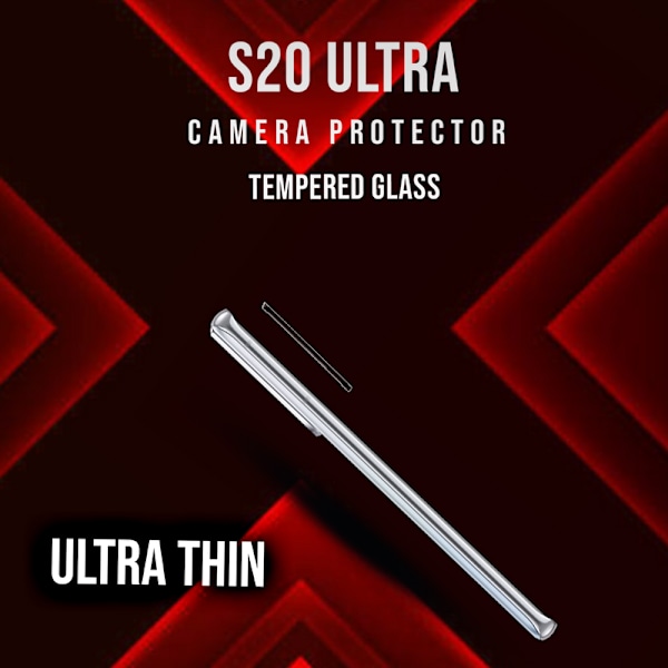 Linsskydd S20 Ultra Kamera - Härdat Glas 9H-Super Kvalitativt 3D