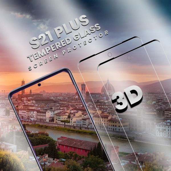 2-Pack Samsung S21 PLUS - 9H Härdat Glass - 3D Super Kvalitet