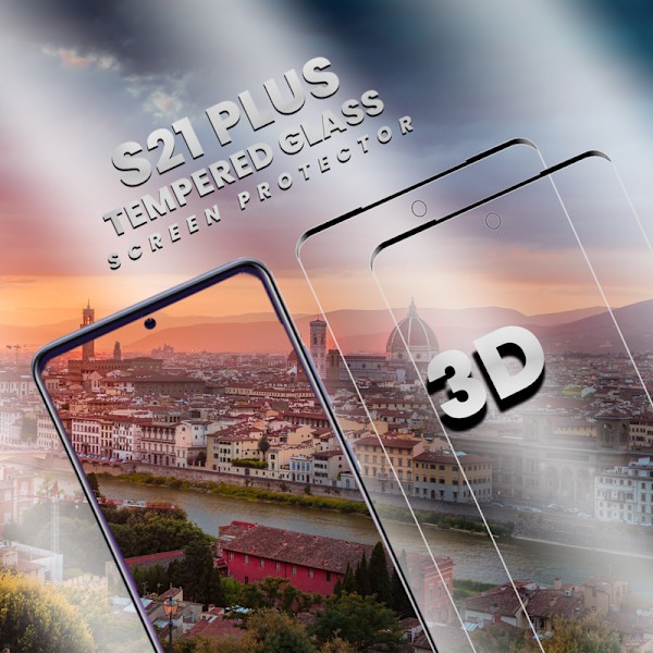 2-Pack SAMSUNG S21 PLUS Skærmbeskyttelse - Hærdet Glas 9H - Super kvalitet 3D