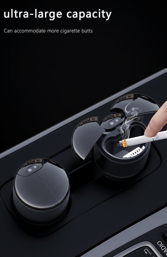 Automatisk bilkop med sensor og USB-port til røgfrie kunder Blå