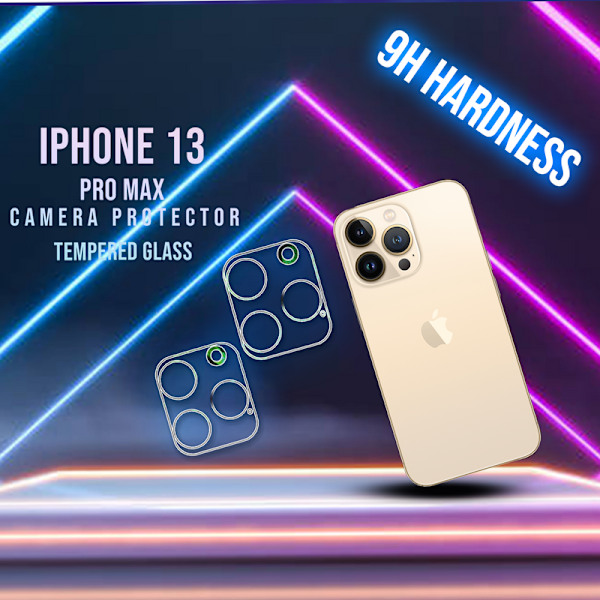 2Pack Linsskydd iPhone 13 Pro Max Kamera-Härdat Glas 9H-Super 3D