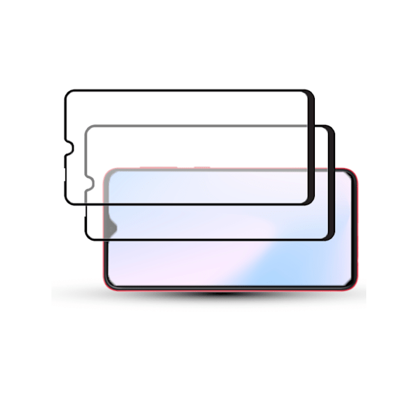 2-Pack Samsung A10E Skärmskydd - Härdat Glas 9H - Super kvalitet 3D