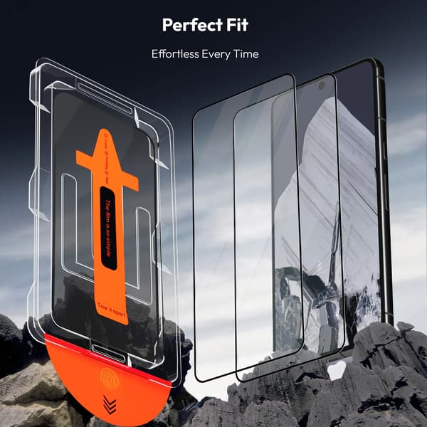 2-Pack Google Pixel 8 Pro Skärmskydd & 2-Pack linsskydd - Härdat Glas | [Automatisk Installation] - Bubbelfritt
