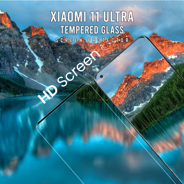 1-Pack XIAOMI 11 ULTRA Skærmbeskyttelse - Hærdet Glas 9H - Super kvalitet 3D