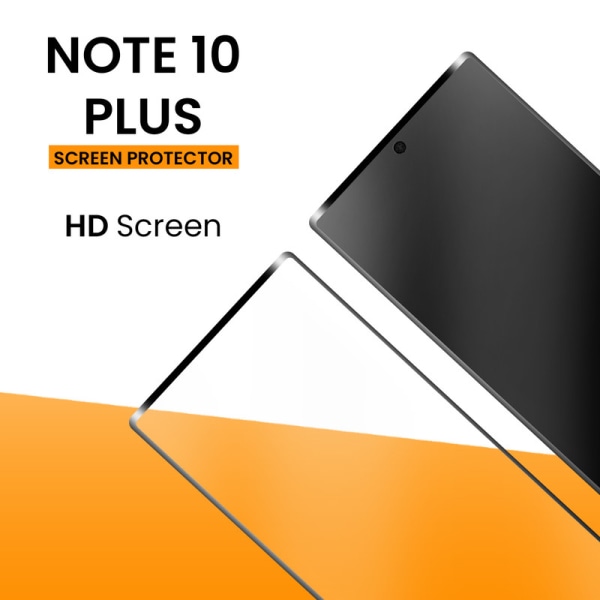 Skärmskydd Samsung Galaxy Note 10 Plus, härdat glas hög kvalitet
