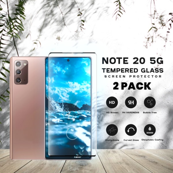 Samsung Galaxy Note 20 5G - Härdat glas 9H - Super kvalitet 3D