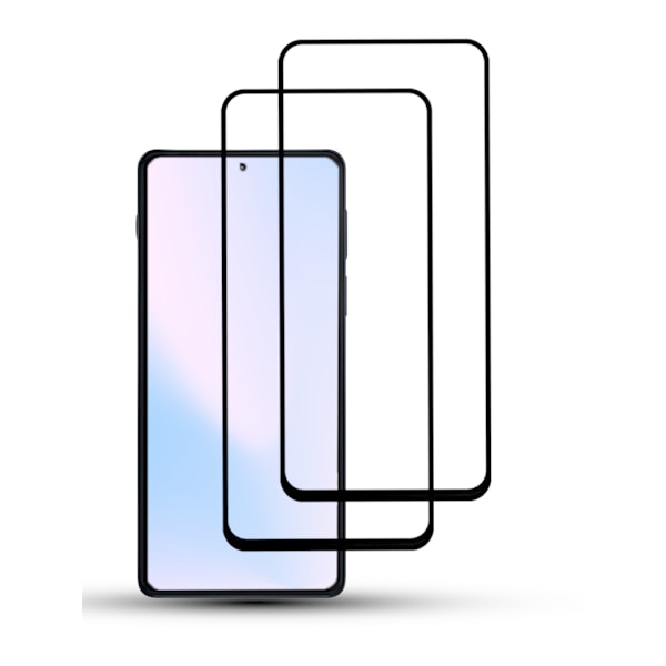 2-Pack MOTOROLA EDGE 20 Skärmskydd - Härdat Glas 9H - Super kvalitet 3D